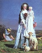 Brown, Ford Madox The Pretty Baa-Lambs china oil painting reproduction